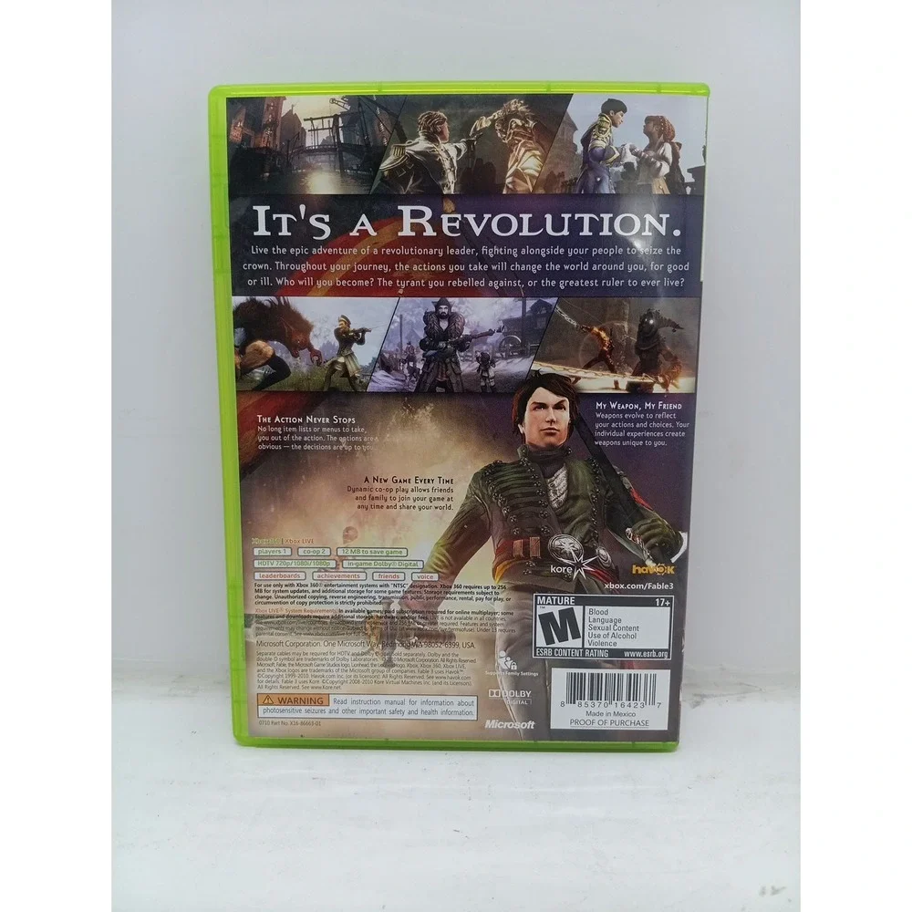 Fable III (Microsoft Xbox 360, 2010)